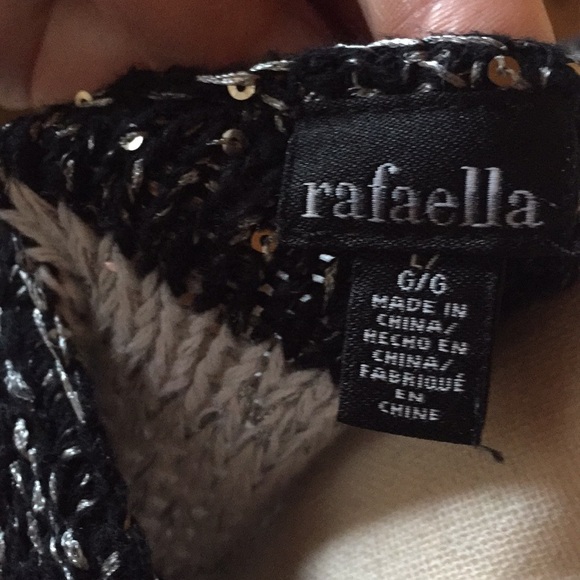 Black and white sparkly sweater - Picture 4 of 4